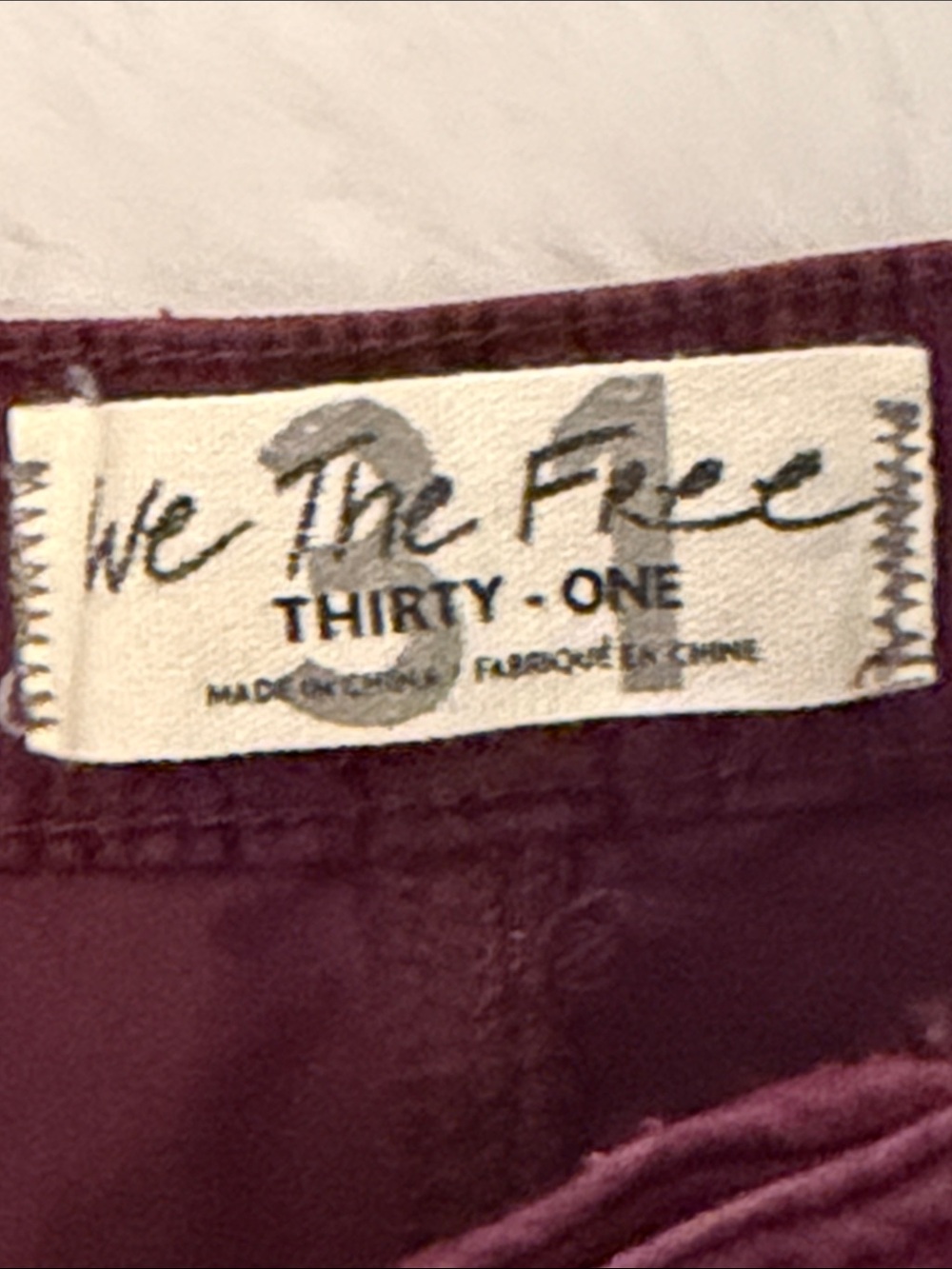 NWT Free People Just Float On Boho Wide Flare Leg Purple Velvet Pants - Picture 11 of 16